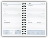 3 x 5 spiral refill calendars insert