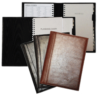 Italian Glazed Leather Planner System
