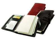 Spiral Bound Crocodile Leather Planners